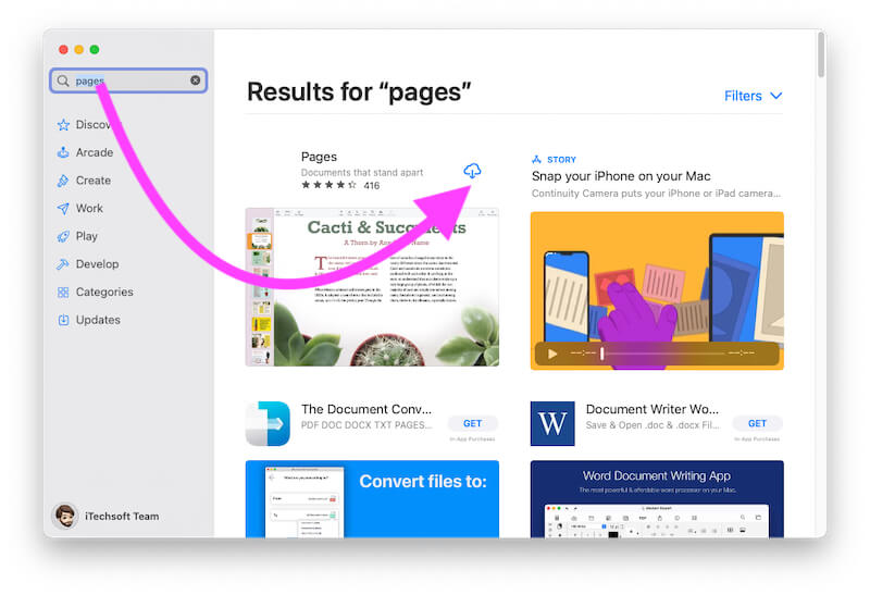 app pages for mac